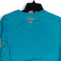 Mens Blue Crew Neck Long Sleeve Activewear Pullover T-Shirt Size Small image number 4
