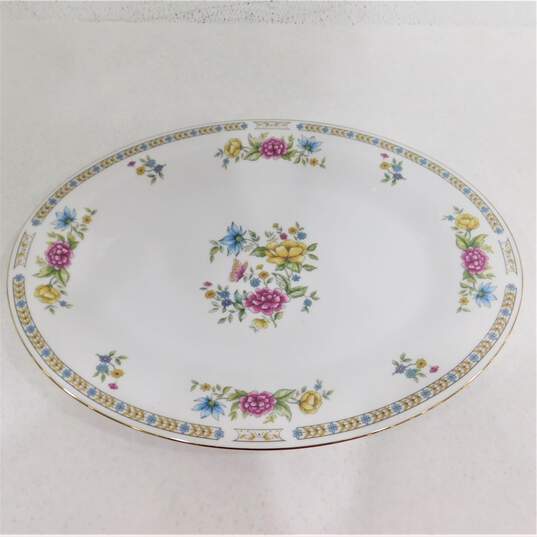 Vintage Liling LING ROSE Oval Serving Platter  And Bowl | Fine China | Yung Shen | China image number 4