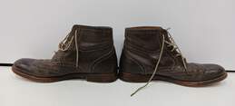 Johnson & Murphy Men's Brown Leather Boots Size 8 alternative image
