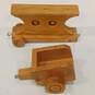 Wooden Vehicle Toys Assorted 5pc Lot image number 3