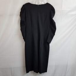 Kate Spade New York Black Ruched Ponte Dress Size 10 alternative image