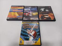 Lot of 4 Assorted Sony PlayStation 2 Video Games