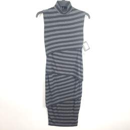 Bailey/ 44 Women Black Stripe Dress M NWT