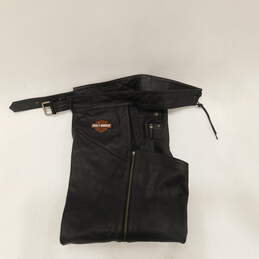 Harley Davidson Men's 2xL Black Leather Chaps