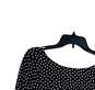 NWT Anthropologie Womens Agatha Black White Polka Dot Fit & Flare Dress Size 4 image number 4