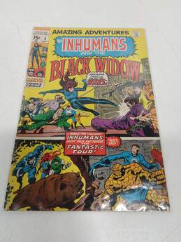 Vintage 1970 'The Inhumans and the Black Widow' Sept. 2 Edition Comic Book