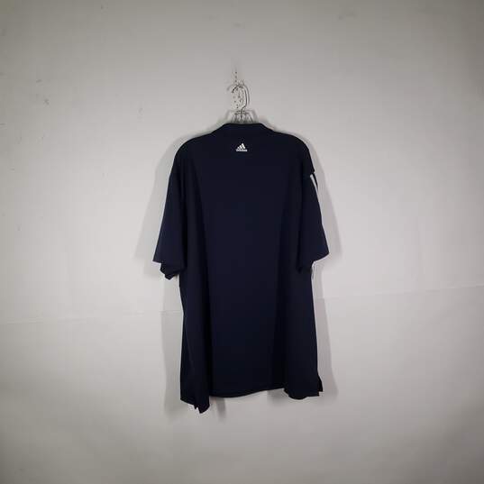 Mens Climacool Short Sleeve Collared Activewear Polo Shirt Size 3XL image number 2