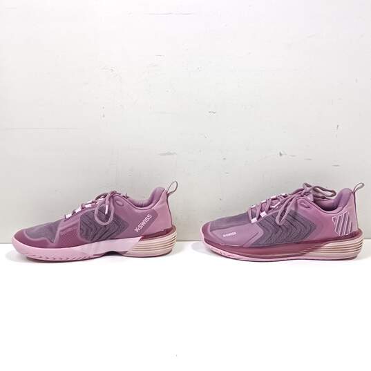 Women's Pink K-swiss Ultra Shot 3 Tennis Shoe Size 11 image number 3