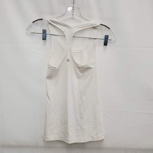 Lululemon Athletica WM's White Tank Top Size 2 image number 2