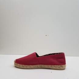 Maje Red Leather Espadrille Slip On Shoes Women's Size 36 alternative image