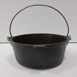 Vintage Handled Cast Iron Spider Skillet Pot Cauldron Dutch Oven