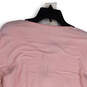 NWT Womens Pink Paisley Lace Bell Sleeve Pullover Blouse Top Size Small image number 4