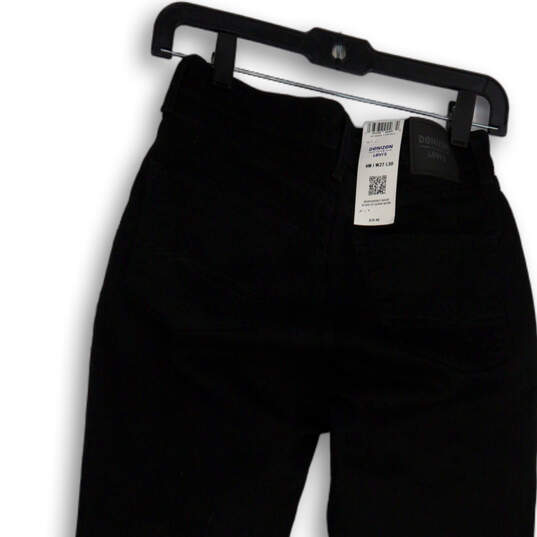 NWT Mens Black Denim High Rise Stretch Skinny Leg Jeans Size 4M W27 L30 image number 4