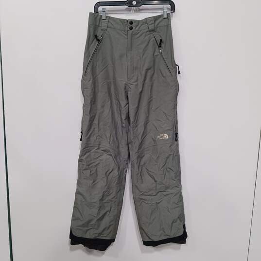 The North Face Men's Gray Snow Pants Size M image number 1