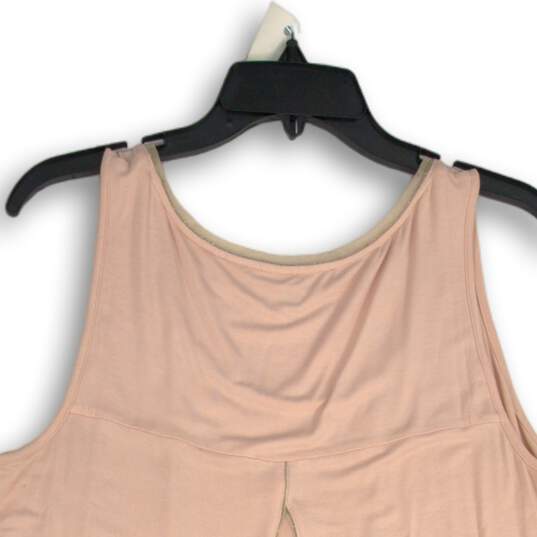 White House Black Market Womens Pink Round Neck Sleeveless Tank Top Size M image number 4