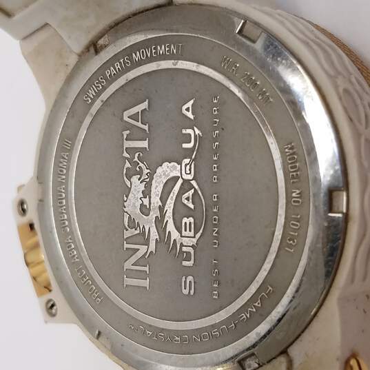 Invicta SubAqua Noma III 10131 White & Gold Tone Divers Watch image number 6