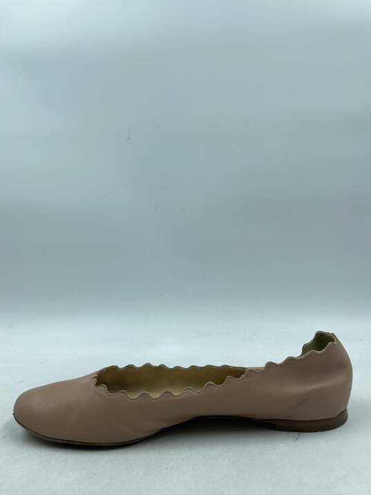 Authentic Chloé Carnation Scallop Flats W 7.5 image number 2