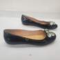 Kate Spade Women's Black Patent Leather Crystal Accent Ballet Flats Size 6.5M image number 3