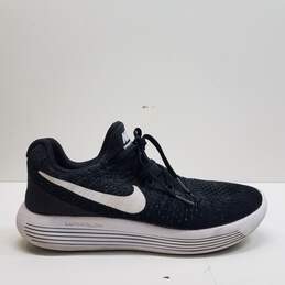 Nike Lunar Epic Flyknit 2 Low Black, White Sneakers 863780-001 Size 9.5