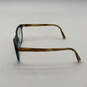 Warby Parker Womens Becker 8351 Blue Brown Prescription Eyeglasses w/ Case image number 4