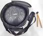 MouKey Brand 11-Note Black Steel Tongue Drum w/ Case and Accessories image number 4