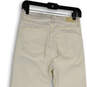 Womens White Denim Light Wash Pockets Comfort Skinny Leg Jeans Size 25 image number 1