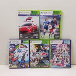 Lot of 5 Assorted Microsoft Xbox 360 Video Games