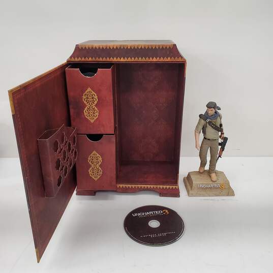 Sony Uncharted 3 Drake's Deception Collector Box, Disc & Figure - Incomplete image number 1