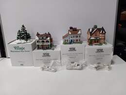 Set of 4 The Heritage Village Collection DEPT56 New England Series Figurines IOB