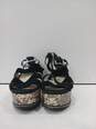 Women's Michael Kors Black Suede Snake Print Strappy Wedge Size 10M image number 3
