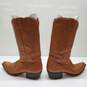 Montana Men's Brown Leather Western Cowboys Boots Size 9.5 image number 4