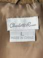 Charlotte Russe Women Brown Leather Like Jacket Size L image number 3