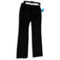 NWT Womens Black Denim Dark Wash Stretch Pocket Straight Jeans Size 6 image number 1