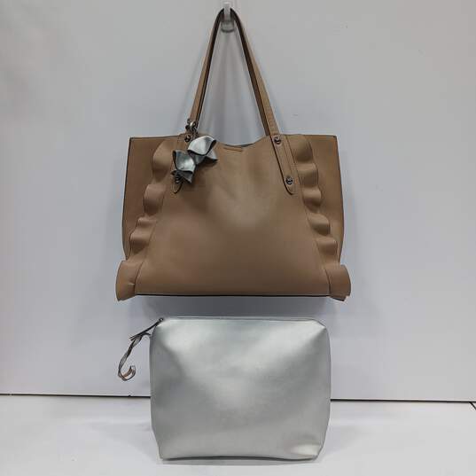 Jessica Simpson Women's Tan Leather Purse image number 1