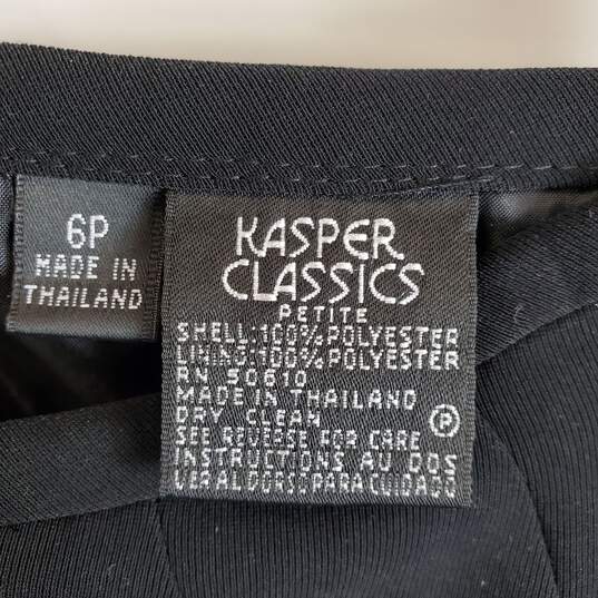 Kasper Women Black Midi Pencil Skirt Sz 6P image number 3