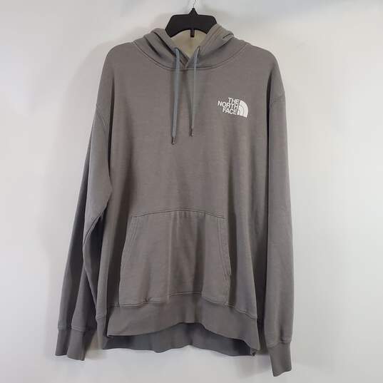 The North Face Men Grey Graphic Hoodie XL image number 1