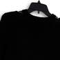 NWT Womens Black Crew Neck Long Sleeve Knitted Pullover Sweater Size XS image number 4