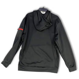 NWT Mens Black Long Sleeve Kangaroo Pocket Stretch Pullover Hoodie Size XL alternative image