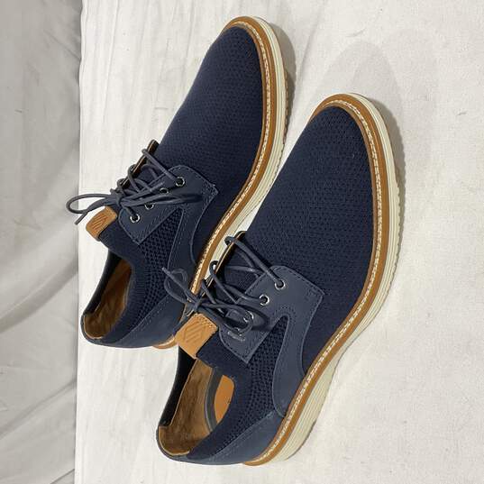 Buy the Men's Johnston & Murphy TruFoam Blue/Brown Shoes | GoodwillFinds