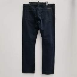 NWT Mens Brit Blue Comfort Pockets Mid Rise Straight Leg Jeans Size 38x32 alternative image