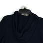 NWT American Eagle Womens Navy Blue Knitted Long Sleeve Pullover Hoodie Size S image number 4