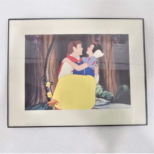 Disney 1980s-90s Litho Prints Snow White Mickey & Friends W/ Plushies image number 5