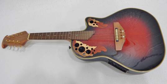 Ovation Brand Celebrity/MCS 148 Model Acoustic Electric 8-String Mandolin w/ Case (Parts and Repair) image number 6