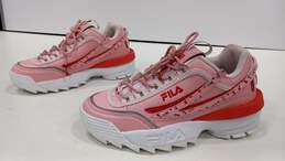 Fila Disruptors Women's Pink Leather Sneakers Size 7