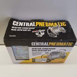 Central Pneumatic Airbrush Compressor With Airbrush Kit alternative image
