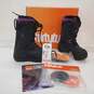ThirtyTwo Women's TM-3 Black/Purple Snowboard Boots Size 7.5 + Heel Hold Kit image number 1