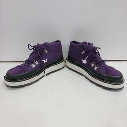 Converse Women's Purple Mid Boot Size 7.5 alternative image