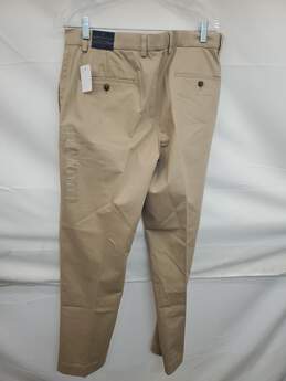 Mn Brooks Brothers Beige Khaki Clark Fit Chino Pants Sz W33/L32 alternative image
