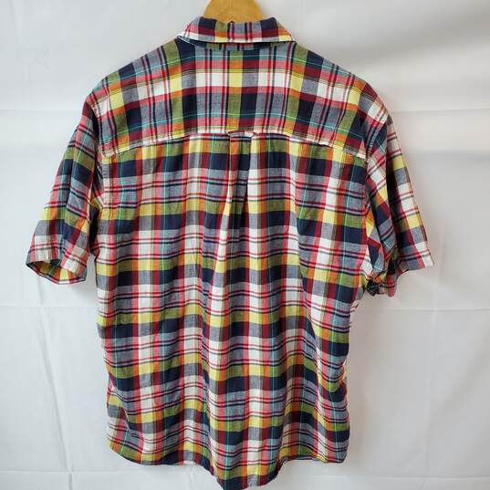Pendleton Oceanside Short Sleeve Shirt Plaid Men's Size XL image number 4