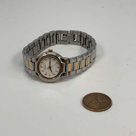 Designer Seiko Two-Tone Round Dial Stainless Steel Analog Wristwatch image number 3